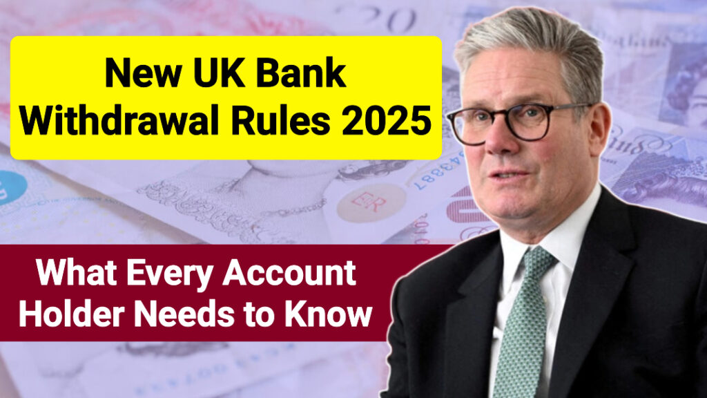 New UK Bank Withdrawal Rules 2025