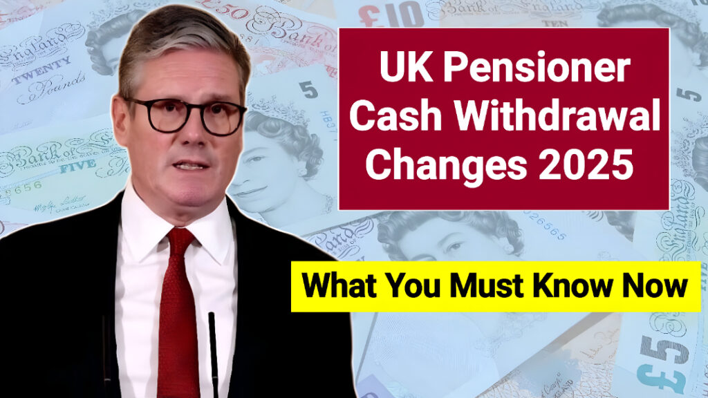 UK Pensioner Cash Withdrawal Changes 2025